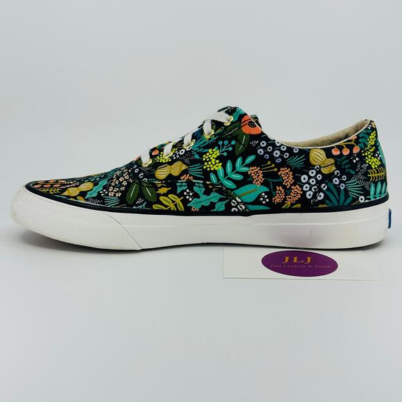 Keds x Rifle Paper Co. Women's Anchor Lourdes Floral Sneakers WF58356 Size 7 - Picture 8 of 11